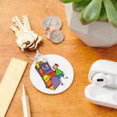 Arcade Gamer Stick Figuur Leuke  videogame Sleutelhanger