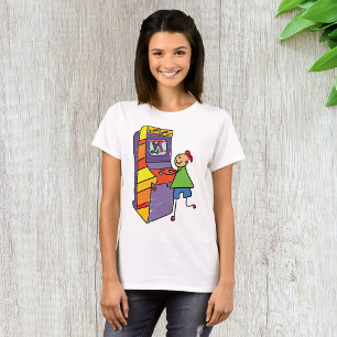 Arcade Gamer Stick Figuur Leuke  videogame T-shirt