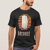 Arcade Games  Retro Classic Sunset T-shirt (Voorkant)