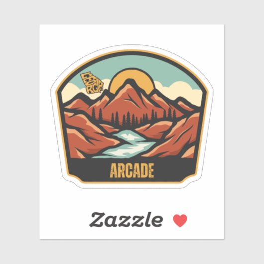Arcade, Georgia Sticker (Vel)