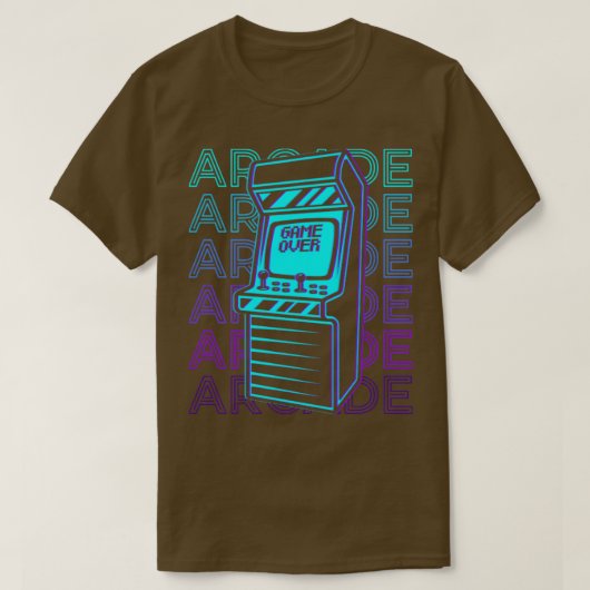 Arcade Gift voor gamerretro T-shirt (Design voorkant)