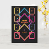 Arcade Glow Verjaardagskaart Kaart (Gele Bloem)