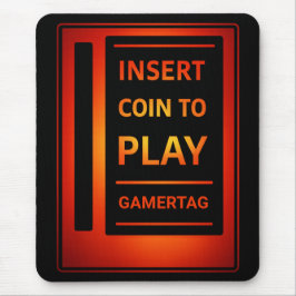 Arcade “Insert Coin to Play” Custom Mouse Pad Muismat
