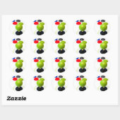 Arcade Joystick Ronde Sticker (Vel)
