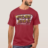 Arcade junkie. verslaafd sinds 1980 t-shirt (Voorkant)