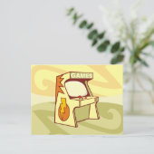 Arcade machine briefkaart (Staand voorkant)