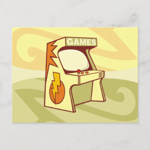 Arcade machine briefkaart
