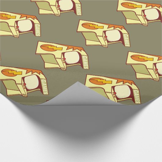 Arcade machine cadeaupapier (Hoek)