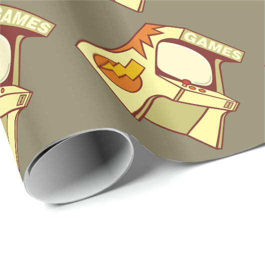 Arcade machine cadeaupapier (Rol Hoek)