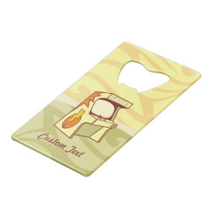 Arcade machine credit card fles opener creditkaart flessenopener