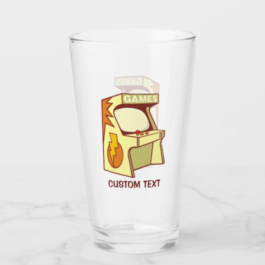 Arcade-machine Glas (Achterkant)