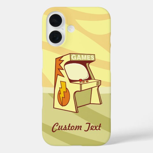 Arcade Machine Hoesje-Mate iPhone Case (Achterkant)