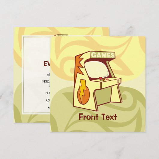 Arcade-machine Kaart (Voorkant / Achterkant)