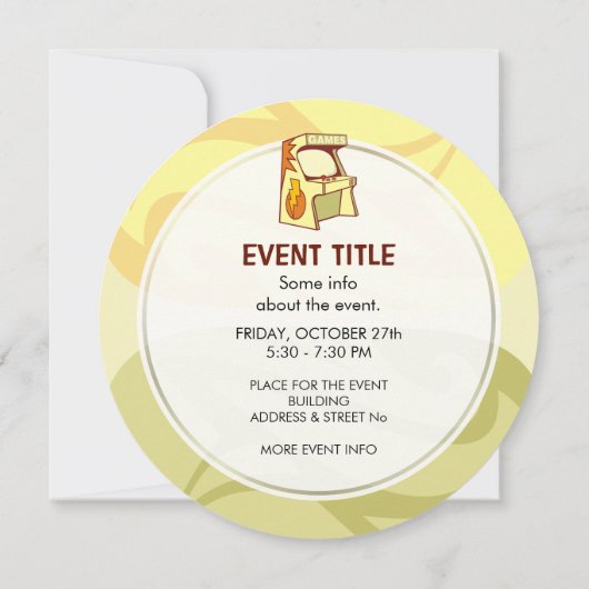 Arcade-machine Kaart (Achterkant)