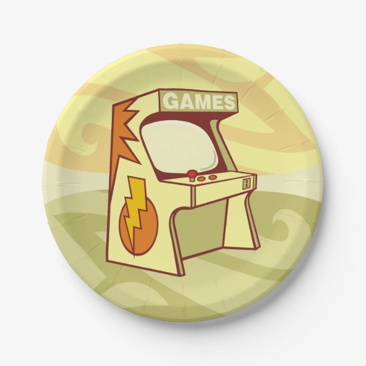 Arcade machine papieren bordje (Voorkant)