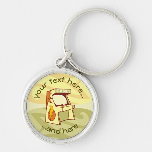 Arcade machine sleutelhanger (Voorkant)