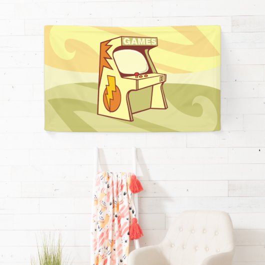 Arcade machine spandoek (Insitu)