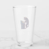 Arcade Meowster � Nostalgic Gamer Cat Glas (Achterkant)
