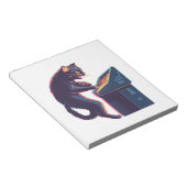 Arcade Meowster � Nostalgische Gamer Kat Notitieblok (Schuin)