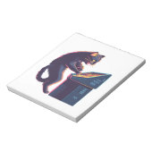 Arcade Meowster � Nostalgische Gamer Kat Notitieblok (Linkerzijde)