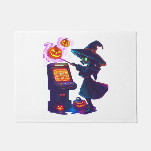 Arcade nacht van de heks deurmat (Voorkant)