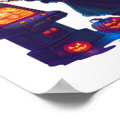 Arcade nacht van de heks poster (Hoek)