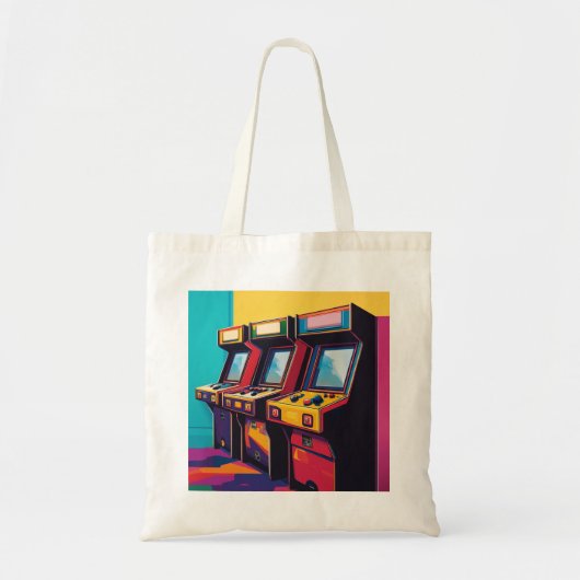 Arcade Nostalgia-Tas Tote Bag (Voorkant)