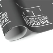 Arcade old school videogame vierkant gamer cadeaupapier (Rol Hoek)