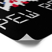 Arcade Retro Video Game Ship 1 Poster (Hoek)