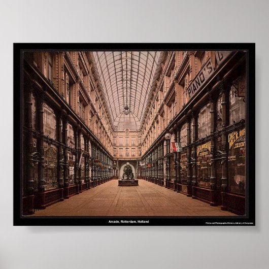 Arcade, Rotterdam, Nederland Poster (Voorkant)