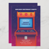 Arcade spel kaart (Voorkant / Achterkant)