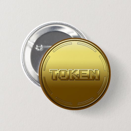 Arcade Token Button (Voorkant /achterkant)