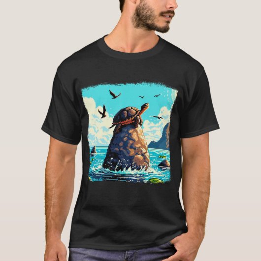 Arcade turtle t-shirt (Voorkant)