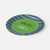 Arcade-verjaardag, gamer-verjaardagsuitnodiging papieren bordje (Gekanteld)