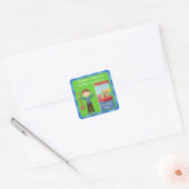 Arcade Verjaardagsfeest Dank Je Sticker (Envelop)