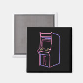 Arcade Video Gamer Machine 80s 90s Re Magneet (Voorkant / Achterkant)