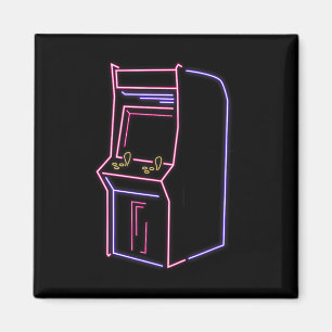 Arcade Video Gamer Machine 80s 90s Re Magneet