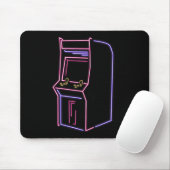 Arcade Video Gamer Machine 80s 90s Re Muismat (Met muis)