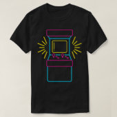 Arcade Video Gamer Machine  80S 90S re T-shirt (Design voorkant)