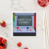 Arcade Videospel Verjaardagsfeest Servet (Insitu)