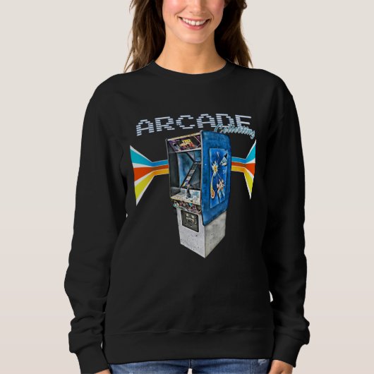 Arcadekast machine 1970 1980 1990 Videospel C Trui (Voorkant)