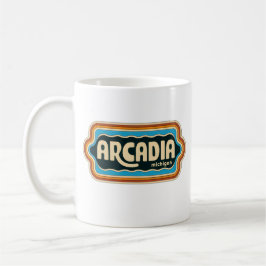 Arcadia 70s Retro Michigan Vintage Koffiemok