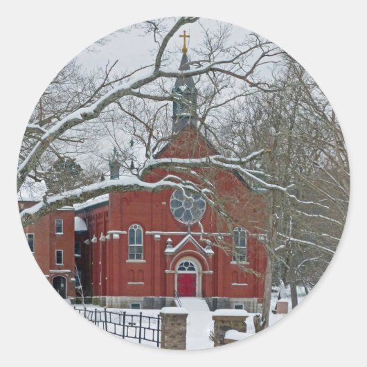 Arcadia Academy Classic Round Sticker (Voorkant)