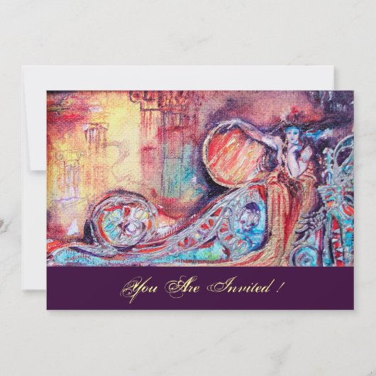 ARCADIA - BUTTERFLY PLANT Blue Red Pink Gold Metal Kaart (Voorkant)