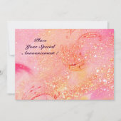 ARCADIA - BUTTERFLY PLANT Blue Red Pink Gold Metal Kaart (Achterkant)