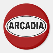 Arcadia California Magneet (Voorkant)