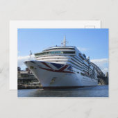 Arcadia Docked bij Circular Quay Briefkaart (Voorkant / Achterkant)