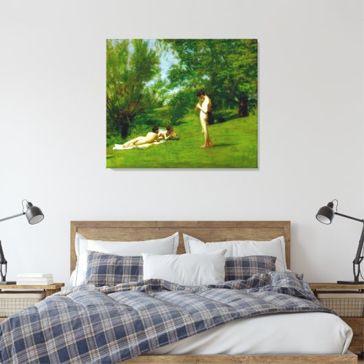 Arcadia Fine Art Canvas Afdrukken (Insitu (Slaapkamer))