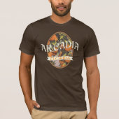 Arcadia Florida oranje boomstijl T-shirt (Voorkant)