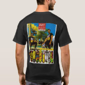 ARCADIA JAMAICA Basis Donkere T-shirt (Achterkant)